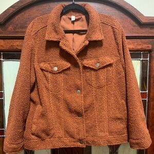 BP Cozy Brown Sherpa Jacket
